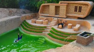 Building Luxury Dream Underground House Gym room And Underground Swimming Pool