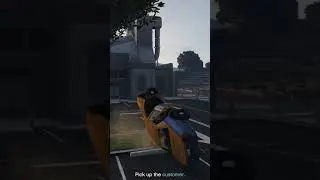 Ace Ventura in a taxi