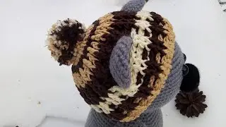 Вязаная Шапка крючком.(подробный МК)