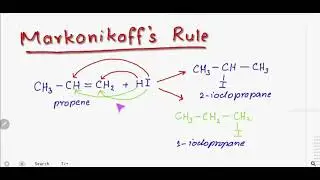 Markownikoff’s Rule