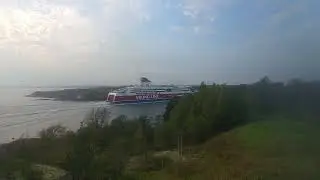 Viking Line XPRS, near Vallisaari island