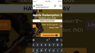 Free fire Redeem code 😍