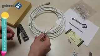 CAT7 RJ45 Konnektör Montajı / Çakımı