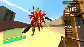 Killing 3 Swordsmachines with Pump Shotgun ULTRAKILL