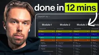 How To Create an Online Course With AI in 12 Minutes (Beginner Guide)