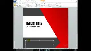 Best Cover page design in MS Word 2010 || Cover Page design || MS Word 2010