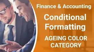 How to use Conditional formatting for Ageing items Color Category(Entire Row)