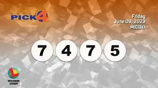Wisconsin Lottery Midday Draw 06/09/2023