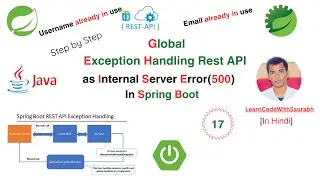 17 Global Exception Handling Internal Server Error(500) in Spring Boot | Custom Exception handling🔥