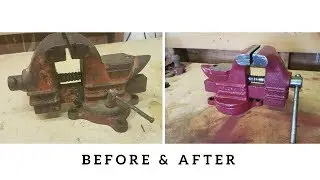 Rusty Columbian Vise Restoration