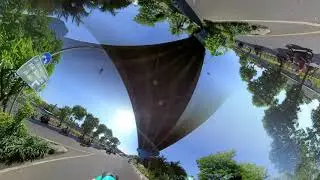 insta360 one r - Horizon flip at jembatan mayangkara, surabaya