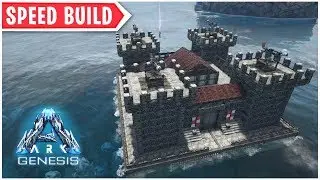Ark: Genesis - Castle Keep Ocean Platform - Speed Build