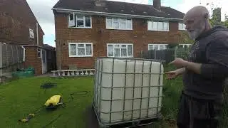 IBC TANK MAINTENANCE #waterharvesting #rainwatercollection #rainwaterharvesting