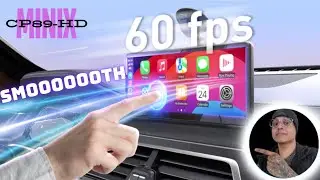 Smoothest Apple CarPlay / Android Auto Portable Screen! MINIX CP89-HD
