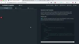 Dynamic Template: Generate Email Template Code with Dynamic JSON Data or API