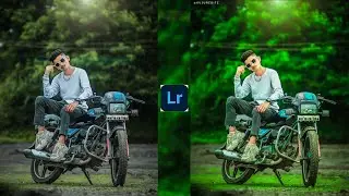 Lightroom mobile green and blue tone photo editing// preset download free//