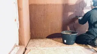 Renovation: clay plaster | Timelapse
