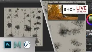 Live Stream : Making 2D Trees, 3D-ish