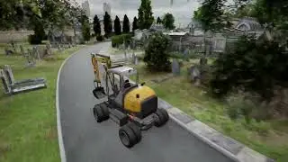 Cemetery digger drive