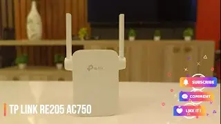 TP Link RE205 AC750 Universal wifi Dual Band Range Extender unboxing 