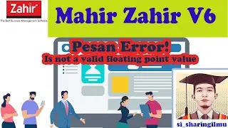 Tips & Trik # Pesan Error Zahir Is not a valid floating point value