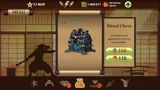 Opening retual chest.