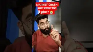 Share Market Crash 😭 #marketcrash #shorts #akashprasad03