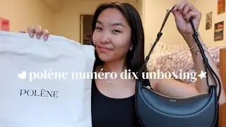 unboxing: black polène numéro dix from a regular user, I'm just a girl lol