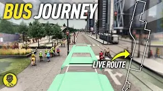 Bus Ride Through Vanilla City in Cities Skylines