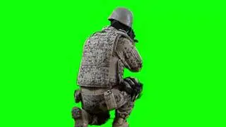 СпЕцЭфФеКт (сидящий солдат HD free ) на хромакее для after effect free