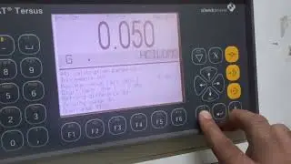 Disomat Tersus Span calibration