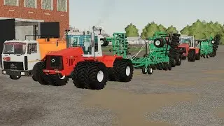 🔴✅ FS19 СХПК Новгородовка/К-744Р2 - 9.7 ПК КУЗБАСС/1-д посевной.