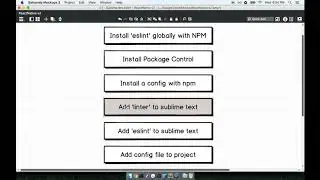 [React Native] eslint setup for sublime text