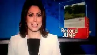 Man Ski-Jumps Over 300 Feet Into the Guinness Book of World Records