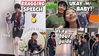 COLLEGE VLOG! (doing my speech, campus tour, & bebe time) | Shaina Denniz
