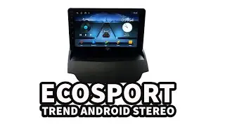 Android Stereo QLED 4/64GB Installed in Ford Ecopsport Trend  With Canbus