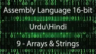 Array, Dup, String Input/Output | Assembly Language 16 bit | Urdu/Hindi