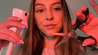 ASMR Quick Hair Cut ✂️ (hiding that forehead of yours)