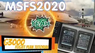 MSFS2020 & Working Title G3000 Flight plan Tutorial FROM SCRATCH ! Longitude fdefix and EGSS Addon