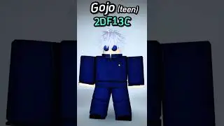 Roblox TEEN GOJO & TEEN GETO Outfit Idea #shorts
