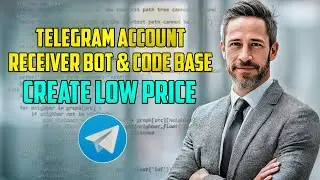 Telegram Account Receiver Bot & Code Base Full Setup Pc, Laptop, Phone | Bot Sell 