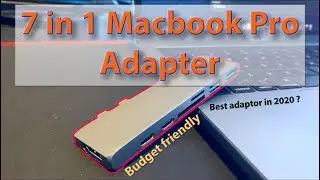 Budget friendly 7 in 1 Macbook Pro Adaptor 2020