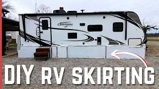 EASY DIY RV SKIRTING | (Full-time RV)