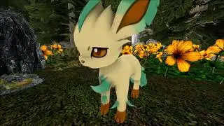 (Erafarty) Glaceon gassy play with leafeon