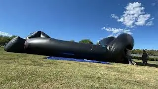 Timelapse of our 40' Inflatable Screen Going Up