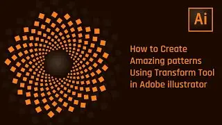 How to use Transform Tool in adobe illustrator and create amazing pattern with one symbol