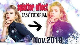 PICSART TUTORIAL 2019 | SPLATTER EFFECT
