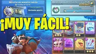 MAZO SIN SKILL🌚 ¡GANA EL DESAFÍO DE MUERTE SÚBITA EN SOLO 7 MINUTOS! | Anthony Clash Royale