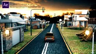 How to make a 3D City in after effects Element 3D 2022|Mood Motion