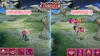 Granger | Hayabusa EXORCISTS Skill Effects|Short Gameplay|Recall|Elimination Effect-Mobile Legends